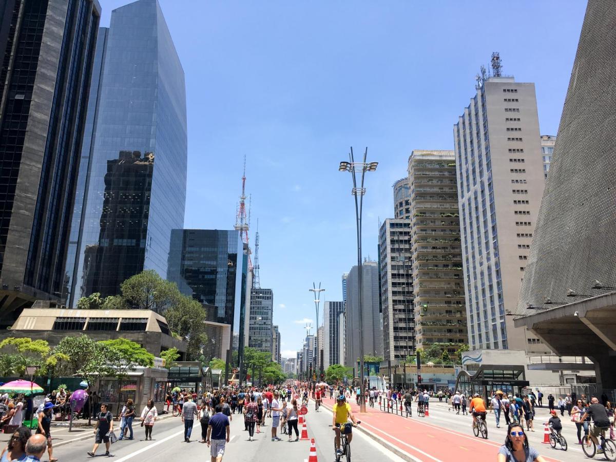 O Viajante Av Paulista Hostel Sao Paulo Bagian luar foto