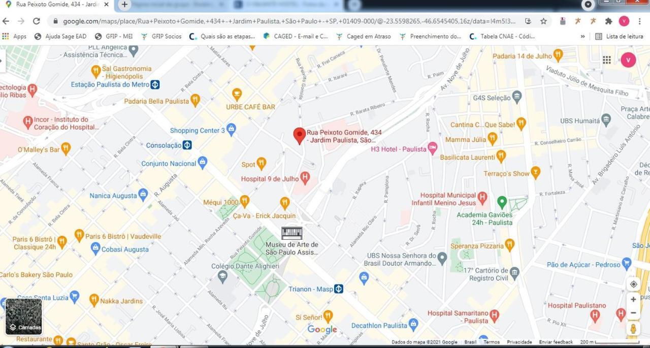 O Viajante Av Paulista Hostel Sao Paulo Bagian luar foto